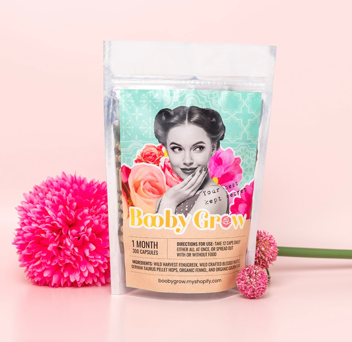 Growth & Firming One Month Supply BoobyGrow
