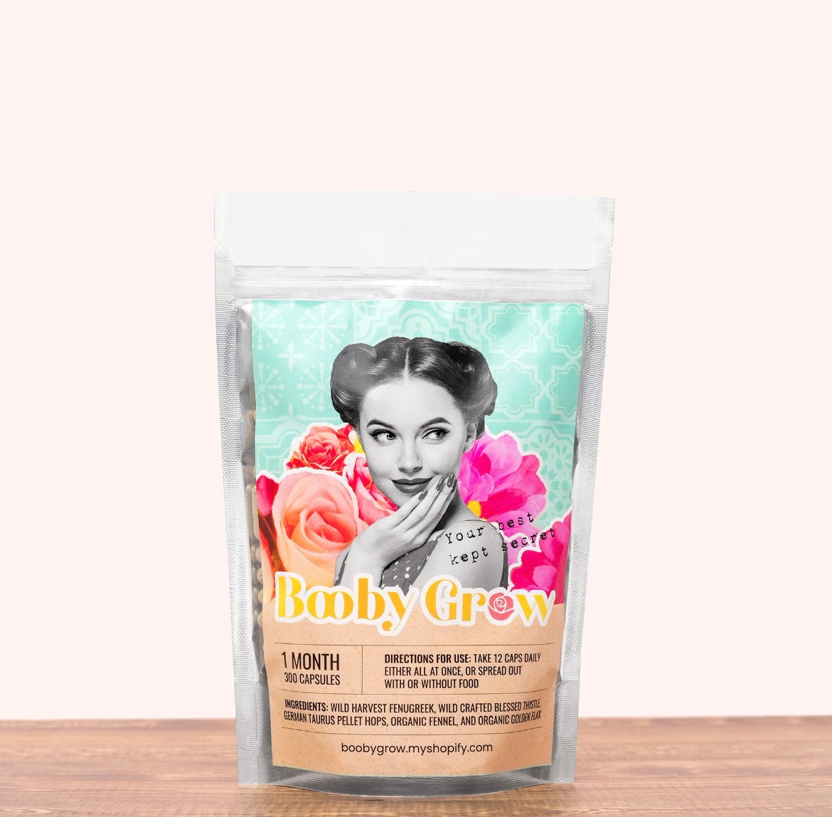 Growth & Firming One Month Supply BoobyGrow