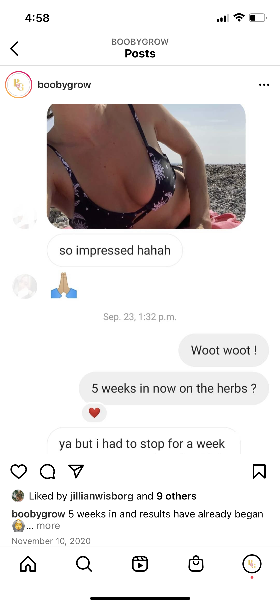 4 Month Grow & Firm BoobyGrow Program